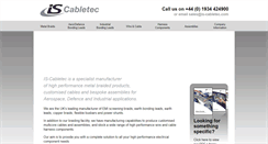 Desktop Screenshot of is-cabletec.com