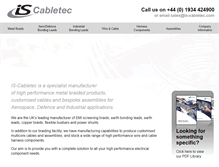 Tablet Screenshot of is-cabletec.com